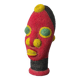 Bamileke beaded terracotta head (Cameroon)