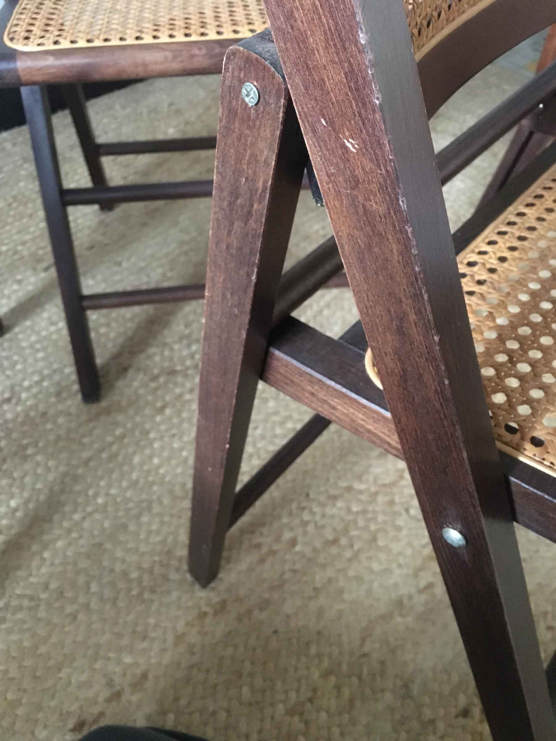 Canning folding chairs
