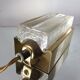 Scandinavian Midcentury wall light in Crystal and Brass