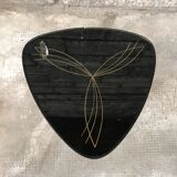 Triangular side table