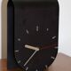 Clock “made in Italy” black steel