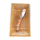 Buttermaker and its butter knife with straw pattern