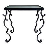 Table d’appoint en fer forgé