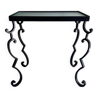 Table d’appoint en fer forgé