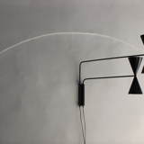 Wall lamp "bat light" with 2 arms designed by Juanma Lizana