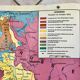 school map Librairie Armand Colin Reinhart and Wagret The France of 1939-1945 vintage 1970
