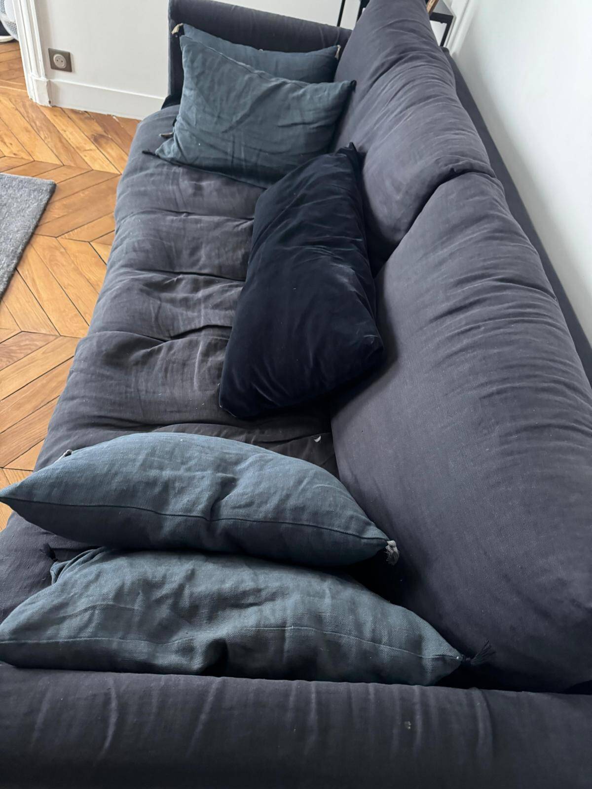 Adar blue Caravan sofa