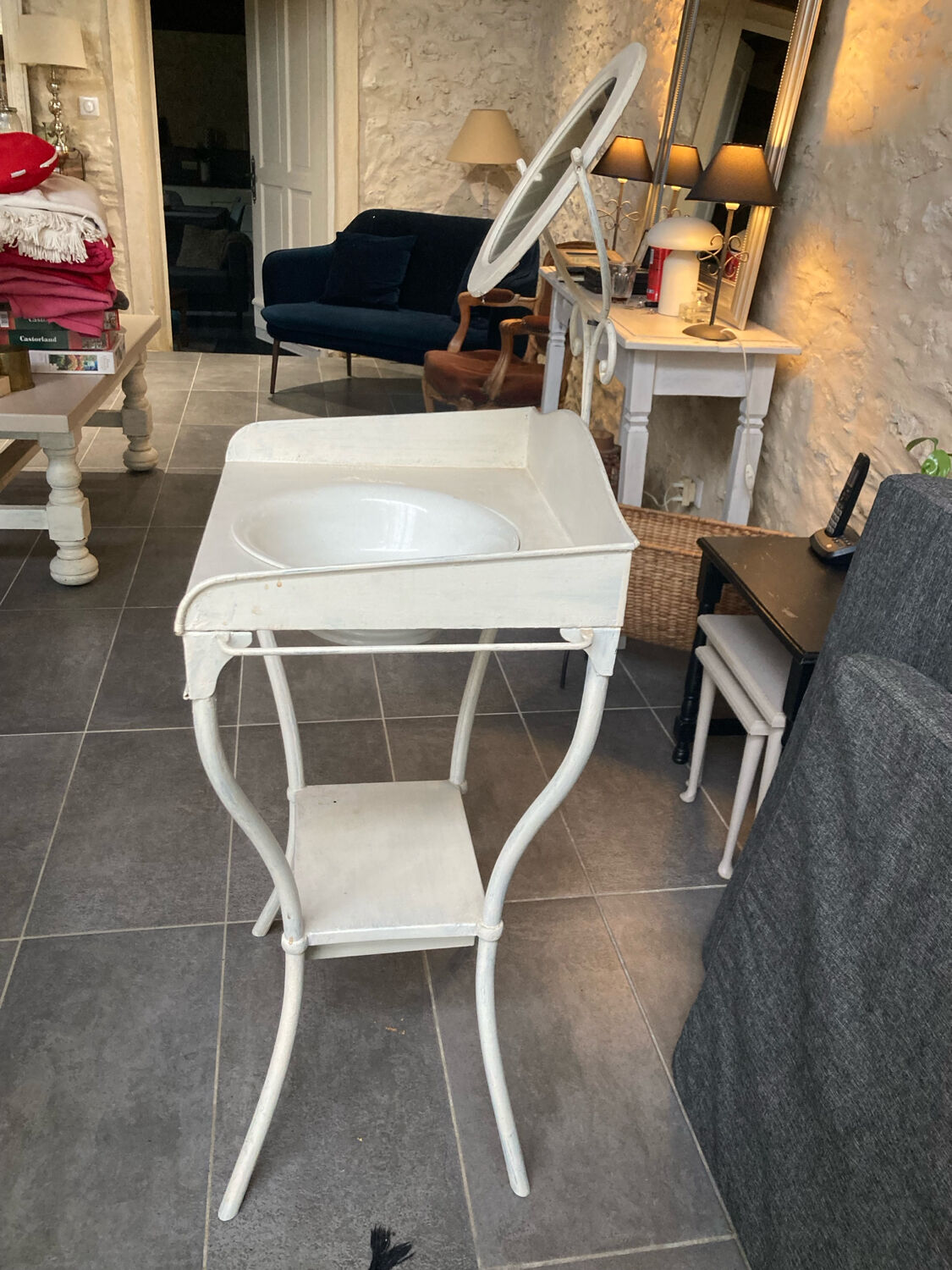 Wrought iron hairdresser