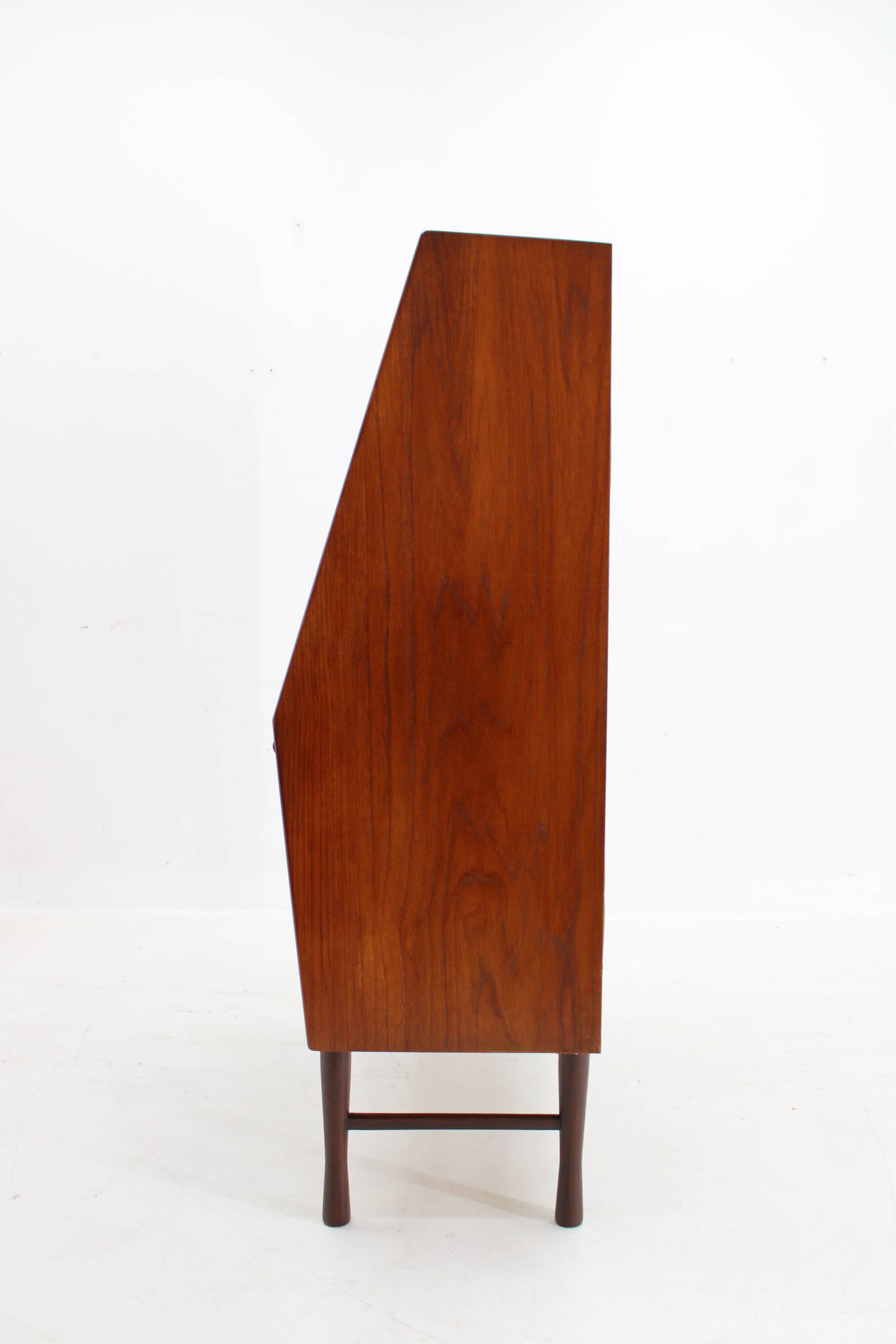 1960s Danish Teak Secretary/Writing Cabinet