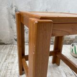 Solid elm stool Maison Regain