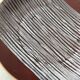 5 bread plates 16 cm vintage chrome yellow