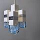 Vintage Cubico Chandelier by Gaetano Sciolari, 1970s