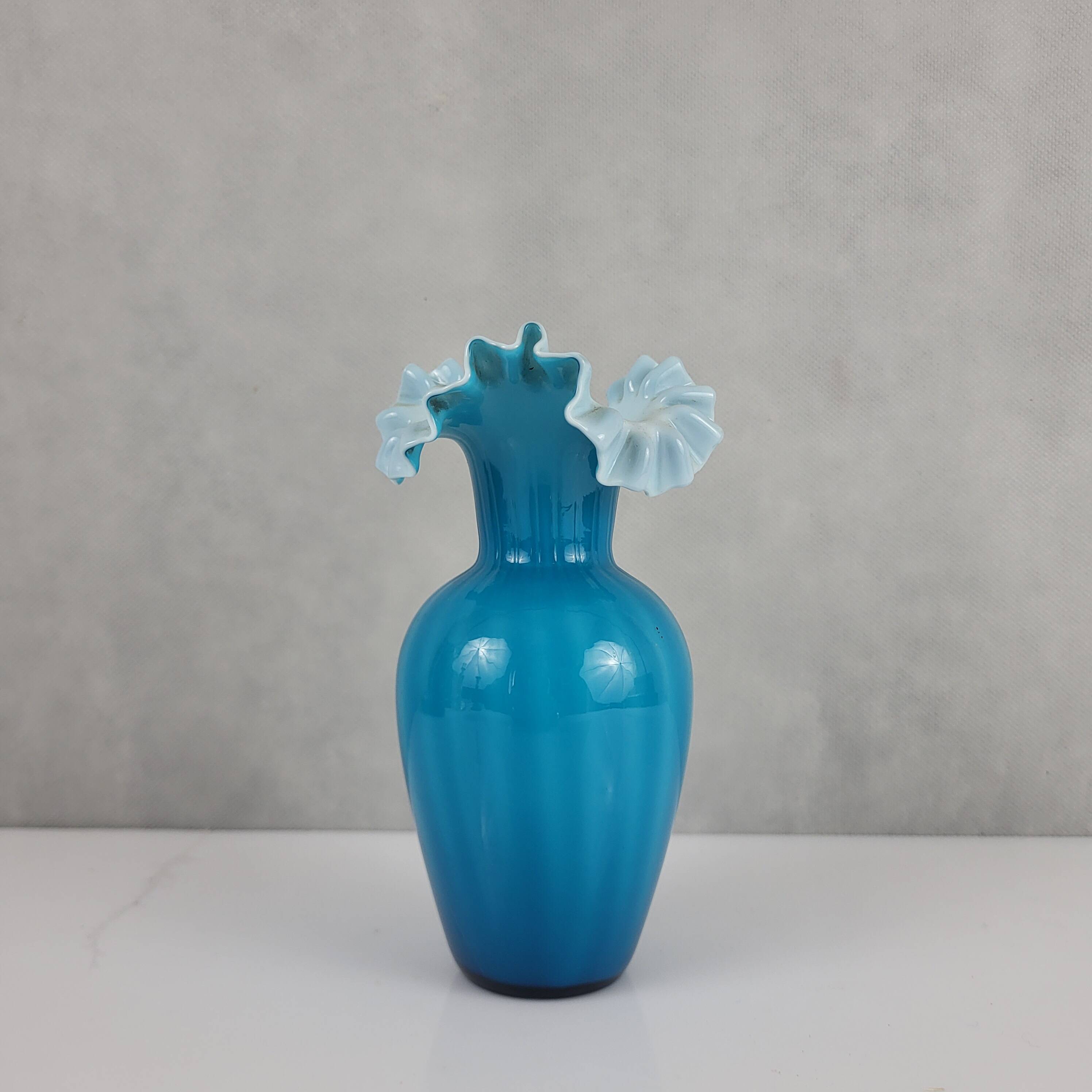 Blown glass vase