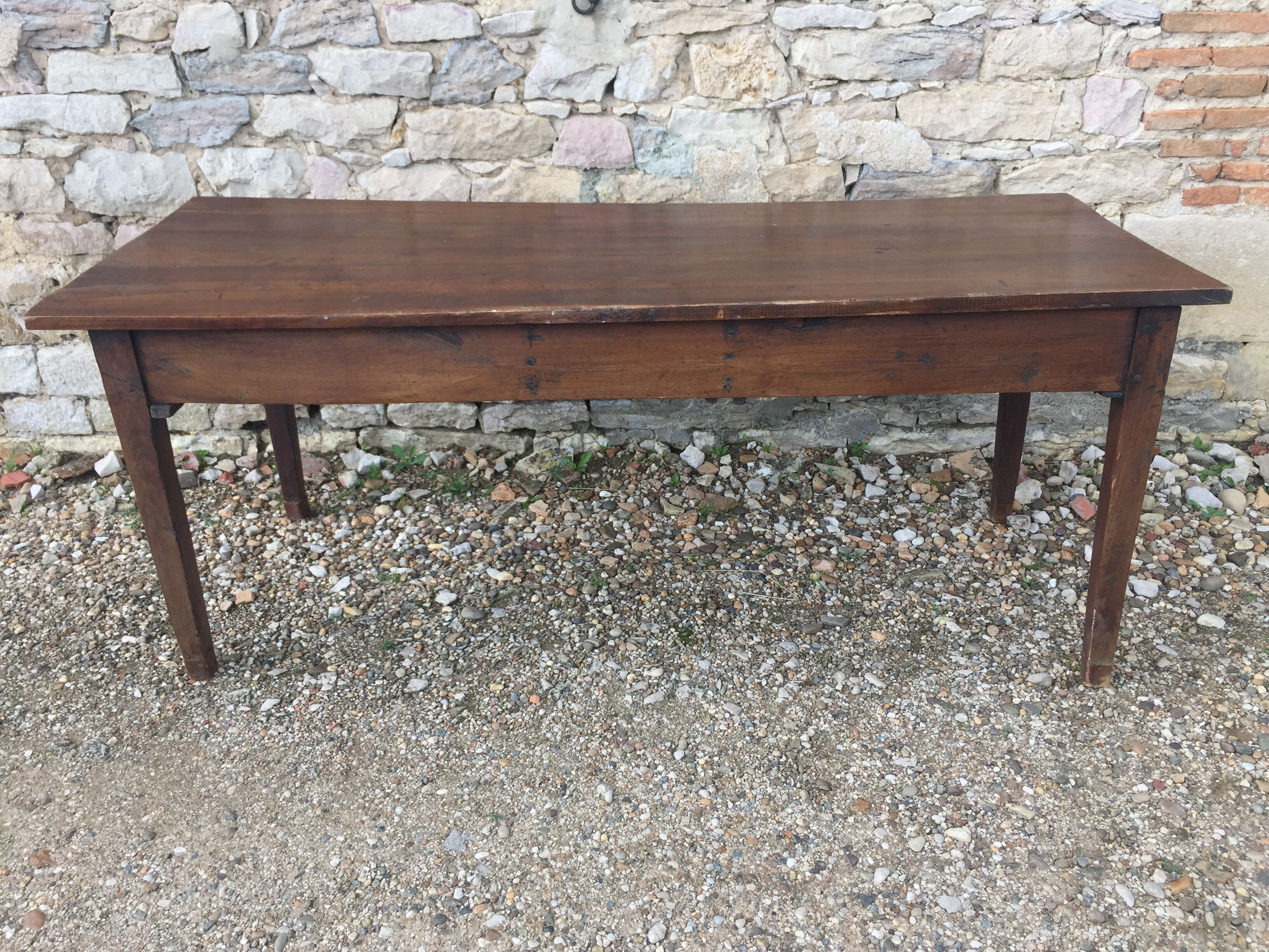 Oak farm table