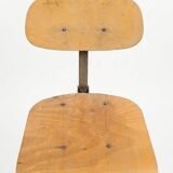 Authentic vintage industrial workshop chair from the 1960s.