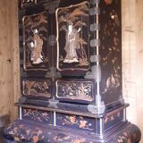 Japanese Lacquer and Shibayama Cabinet, Meiji Period Japan