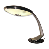 Lampe Fase de bureau boomerang noir et gris