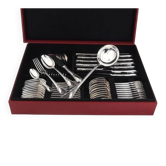 Christofle Marly cutlery set 49 pieces, knives, silver-plated metal, excellent condition.
