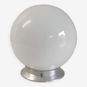 Opaline globe ceiling light - 50s/60s