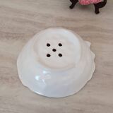 Presentation dish and salad bowl in Italian Barbotine