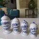 Lot de pots d'aphoticaire Delft