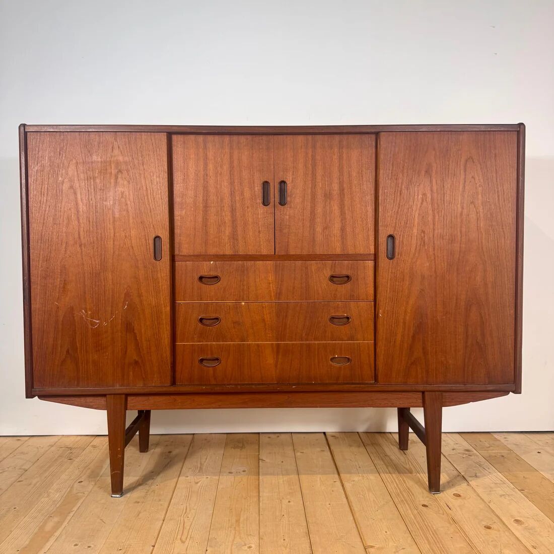 Large Danish teak buffet from the 1960s.