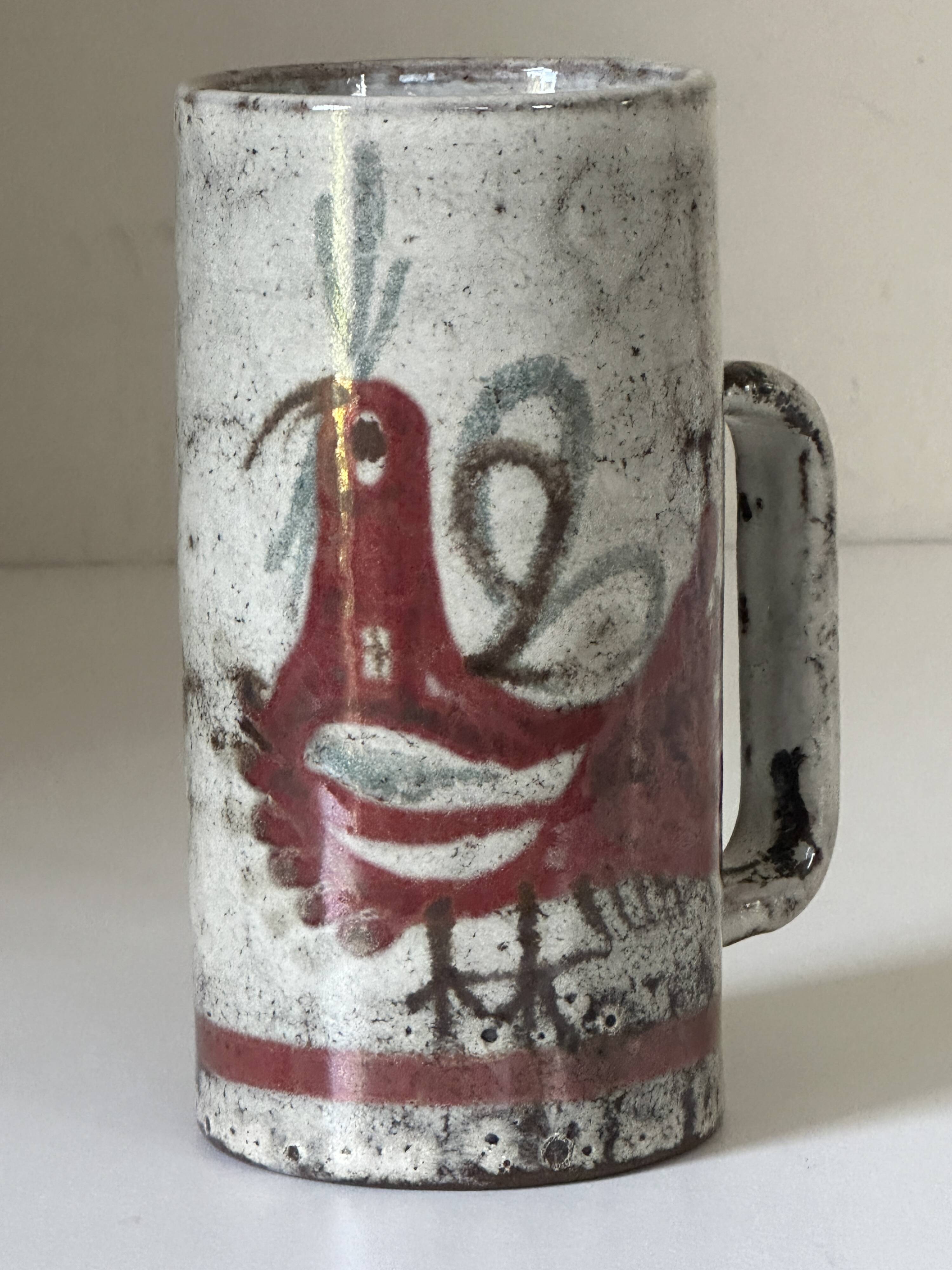 Gustave Reynaud ceramics the vintage mulberry tree design from the 60s