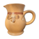 Sandstone pitcher decorated hand Nadège de Sarreguemines 1970