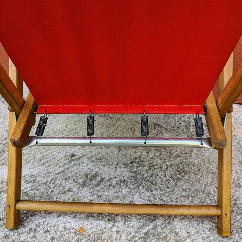 1950s folding armchair