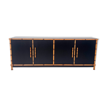 Mid-Century Bamboo Sideboard, Italy, 1960s