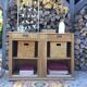 Solid wood storage furniture
