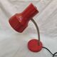 Lampe articulée métal orange de 1970