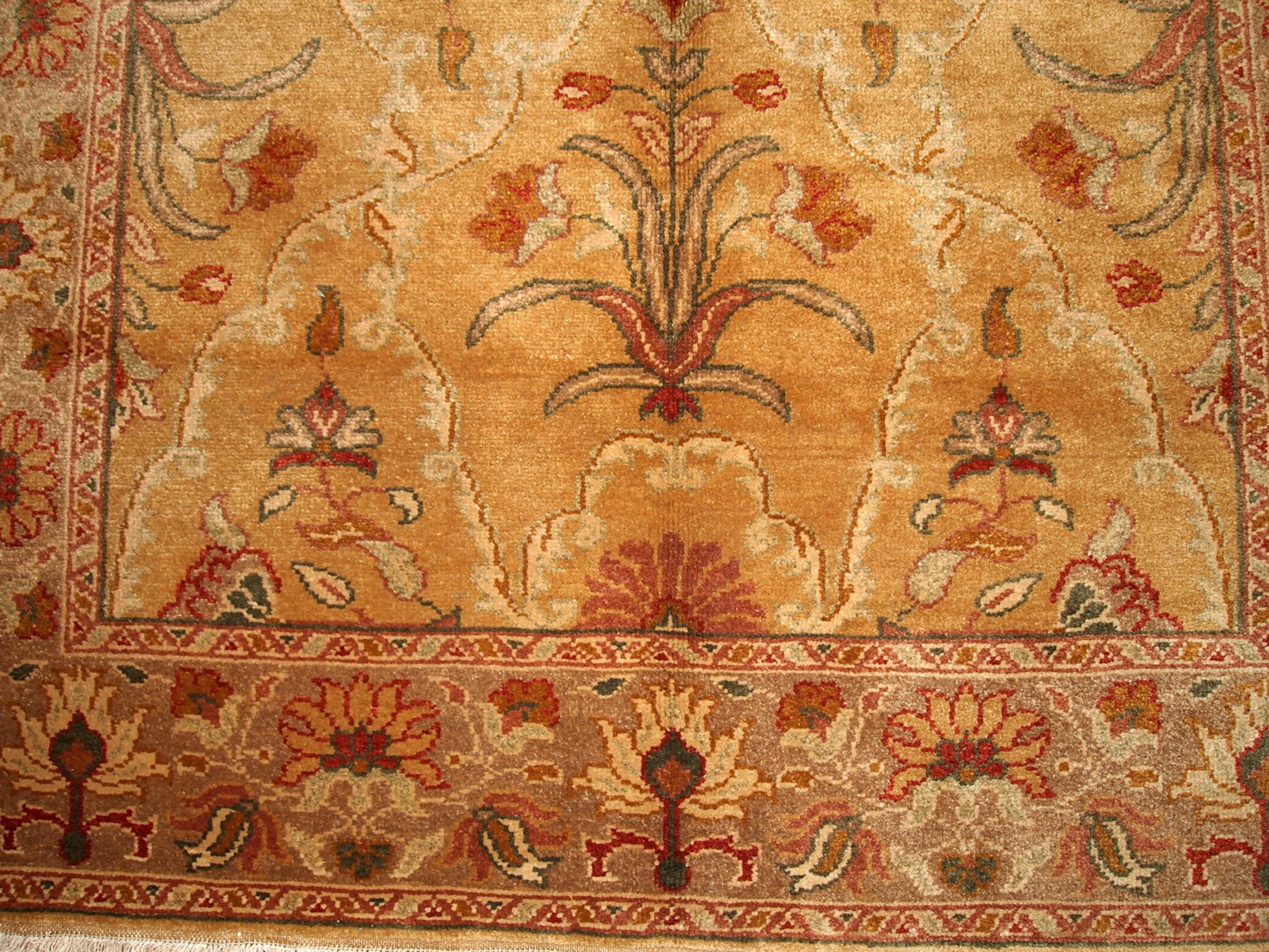 Vintage turkish sivas handmade carpet 122cm x 183cm 1980s
