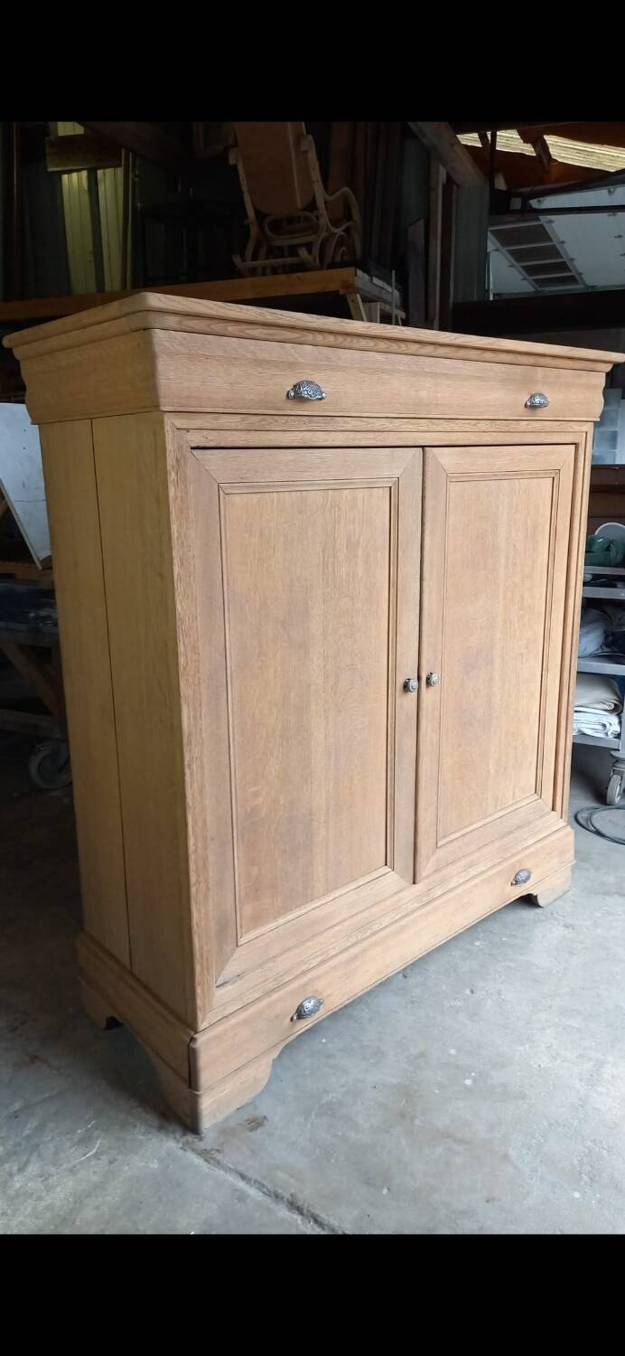 19th-century solid oak Parisian buffet