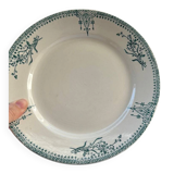 2 ironstone plates St Amand