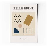 Beautiful Thorn, Limited Edition, Minimalist Abstract Art Poster