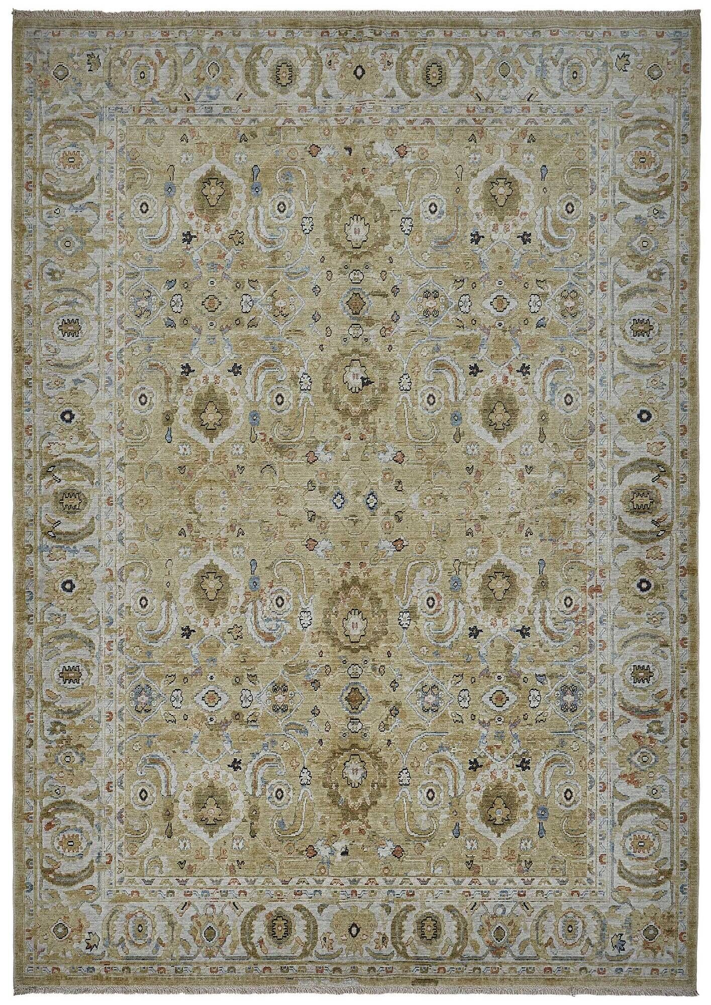 Turkish Handcrafted Loom Oushak Rug 207 cm x 294 cm