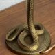 Lampe cobra en bronze 
