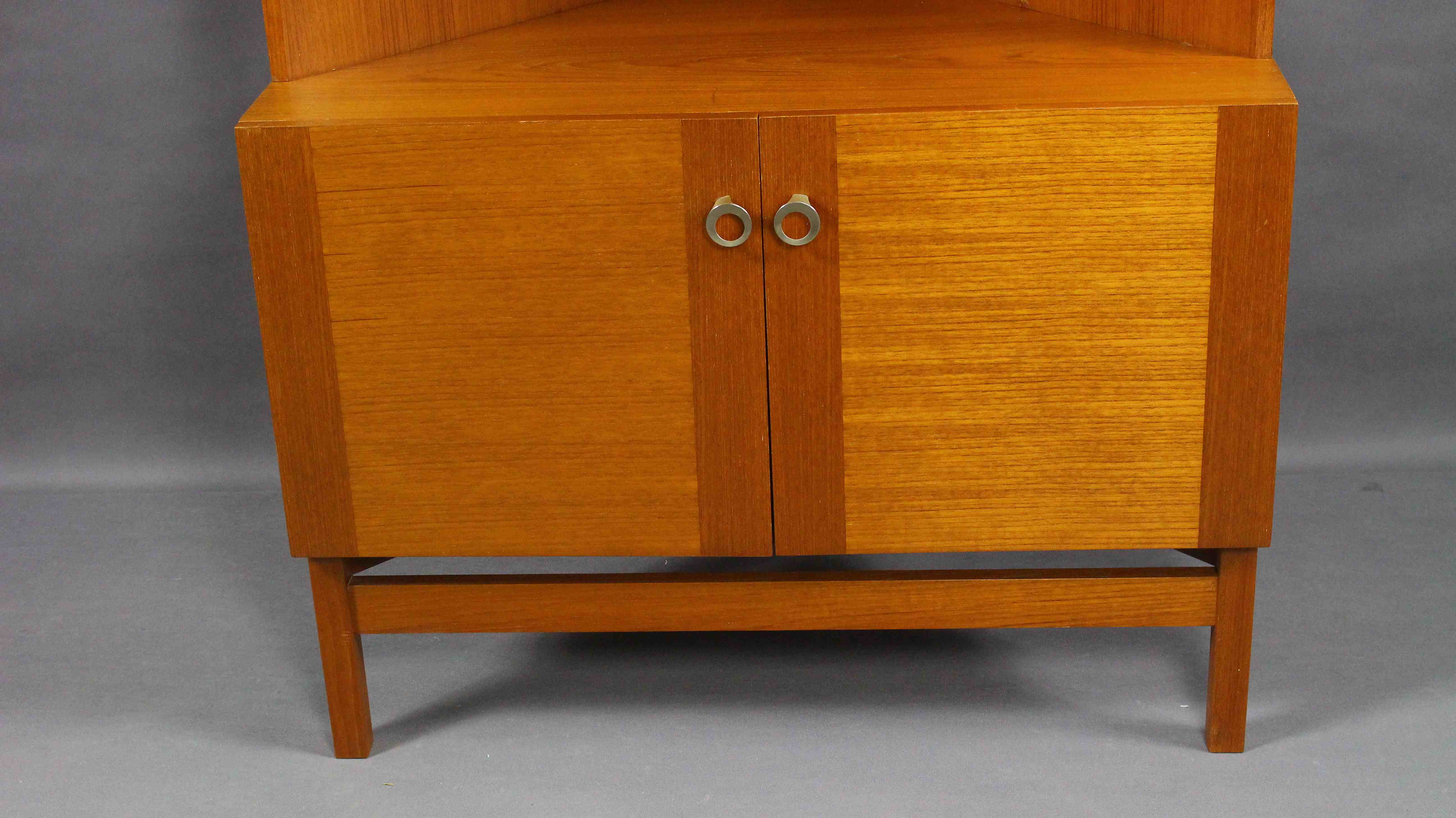 Vintage corner cabinet  in teak by P.Rimme's, 1960