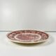 Large round plate "Burgenland", Villeroy & Boch, red