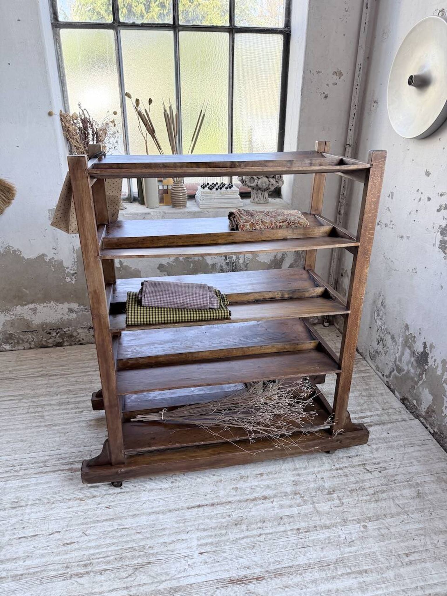 Old bakery shelf from the 1950s.
