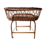 Rattan cradle 60s