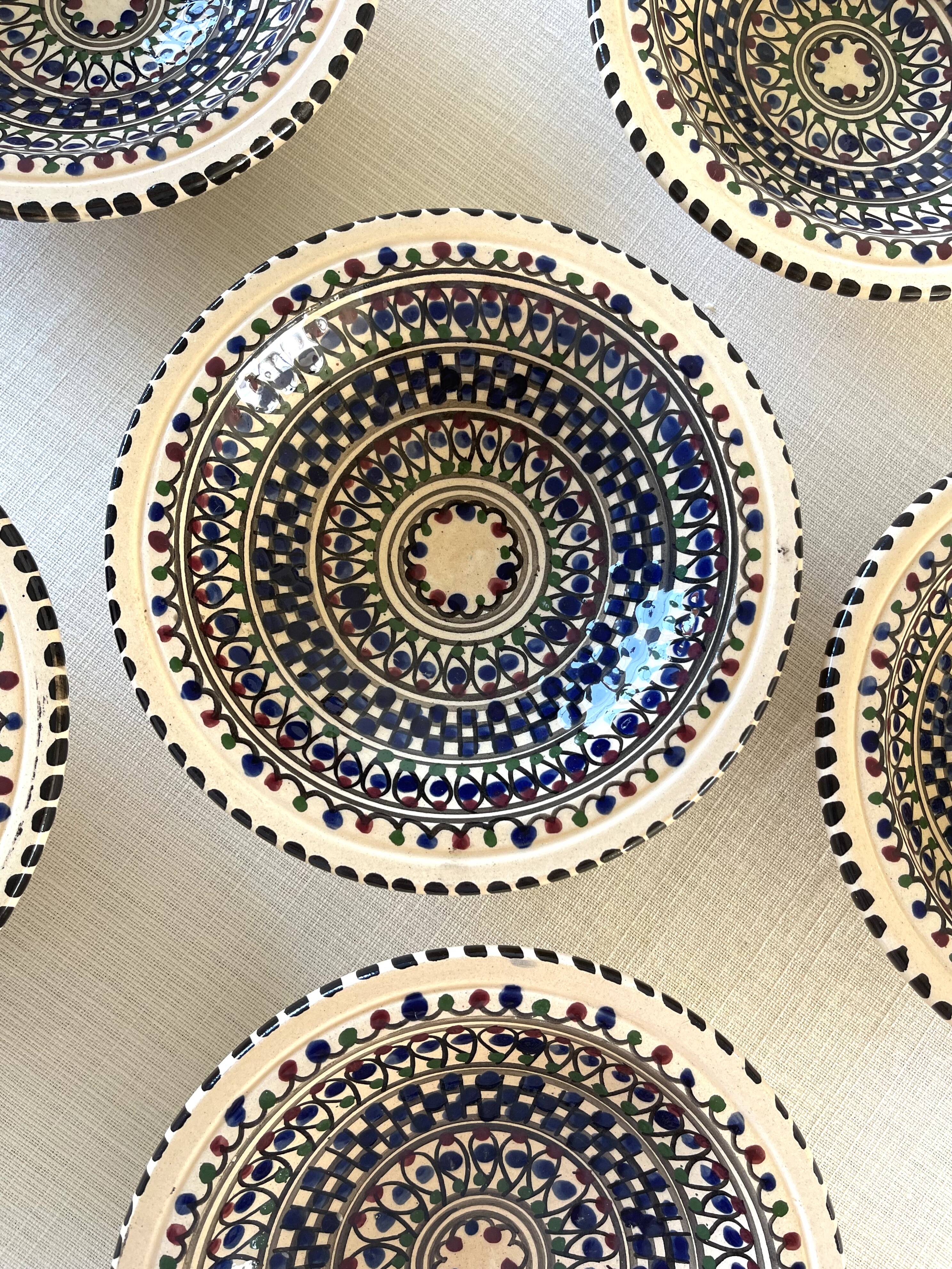 Artisanal Moroccan Dish Service 8 pieces