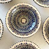 Artisanal Moroccan Dish Service 8 pieces