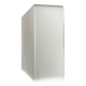Square opaline wall and ceiling light 19 cm white glass 1960
