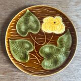 6 Sarreguemines dessert plates 1970