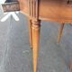 High table old hot water bottle Louis XVI style with marble top