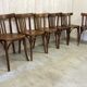 Série de 6 chaises bistrot