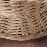 Wicker wastepaper basket
