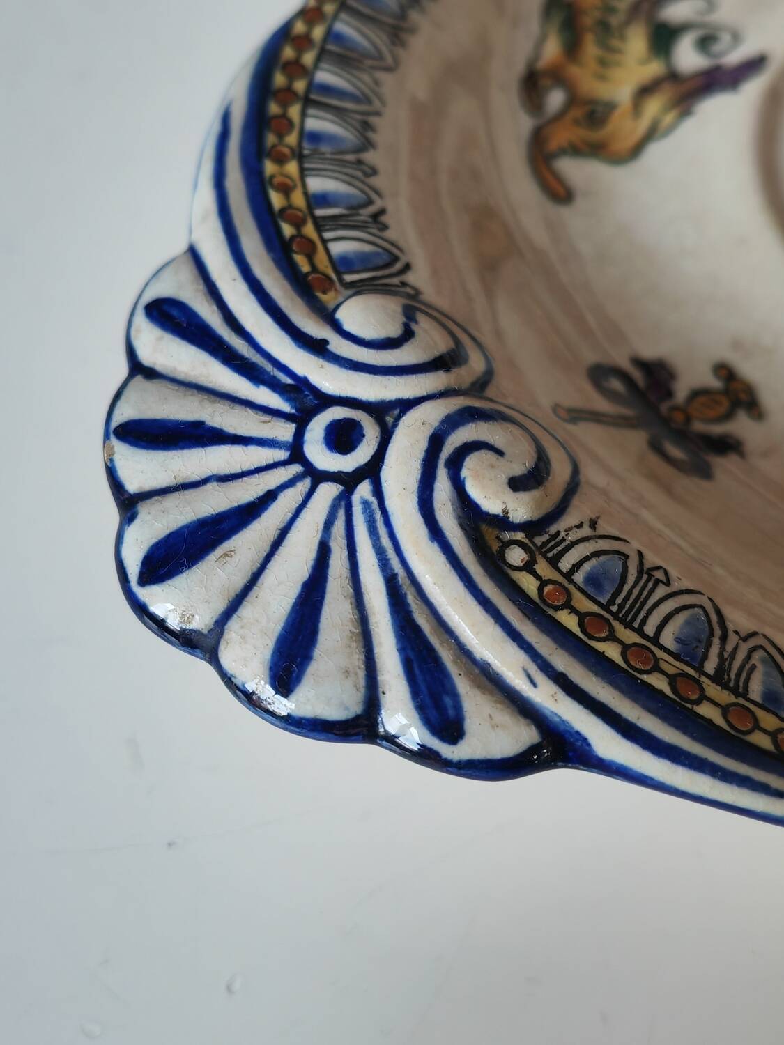 Gien plate, 19th century